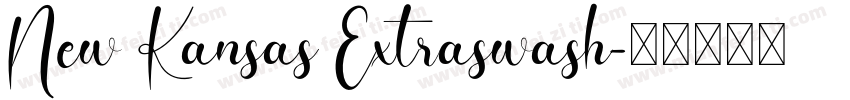 New Kansas Extraswash字体转换